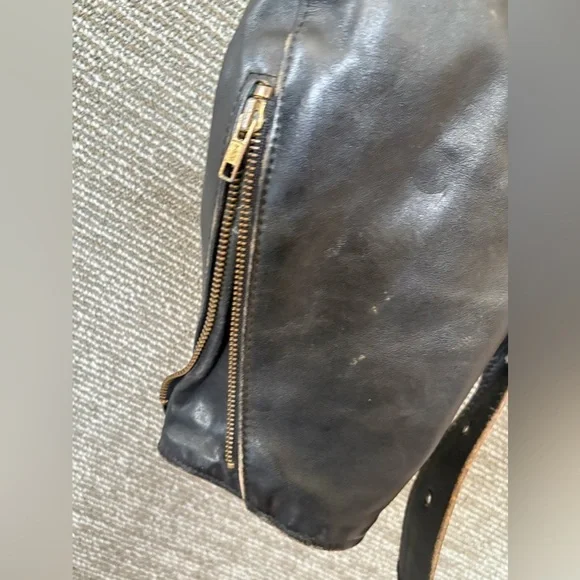 Vintage Harley-Davidson Black Leather Jacket 80s Size Medium - Picture 3 of 5